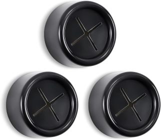 3 Pieces Kitchen Towel Hooks Round Adhesive Dish Towel Hook Premium Chrome Finish & Easy Installation Wall Mount Hand Towel Hook Ideal as Bathroo